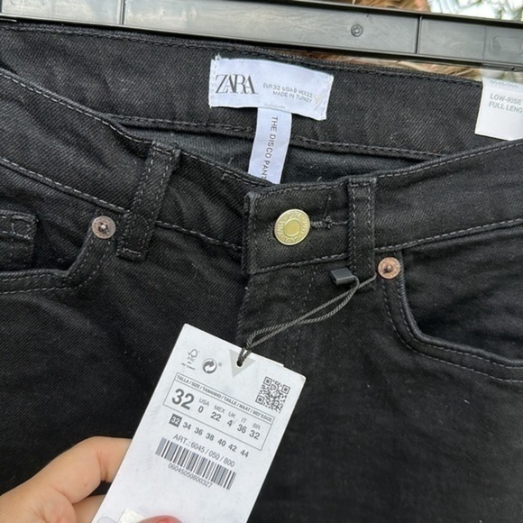 ZARA Low rise Flare Jeans full length 6045/050 - Picture 14 of 14